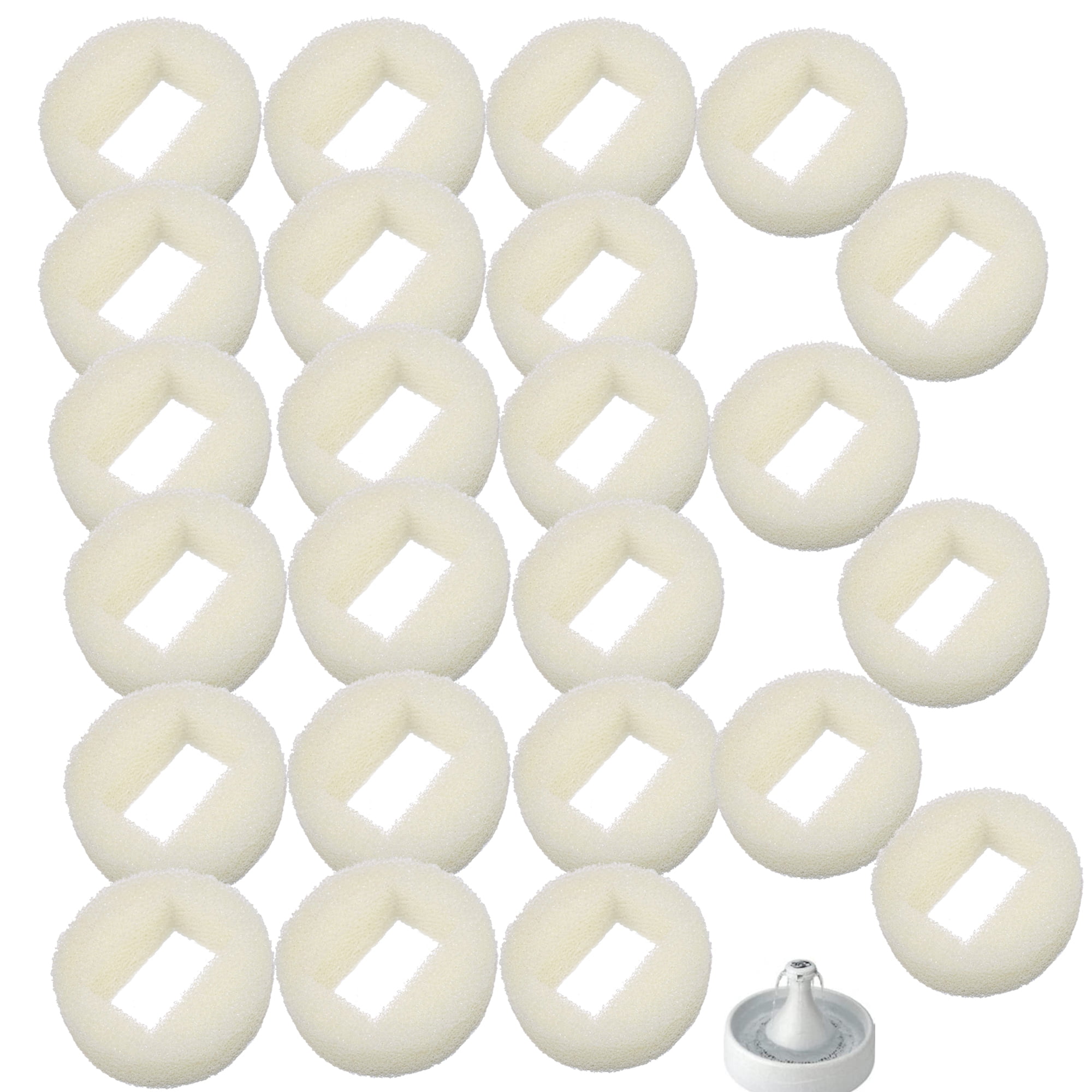 Qzbhct Foam Pre Filter fit for Drinkwell 360 Premier Plastic Cat Fountains,Not Suitable for Stainless Steel Fountain (24 Pack)