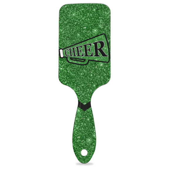 Qzjjjmy Air Cushion Massage Cheerleading Hair Comb for All Hair Types Detangler Hair Brush with Name for Girls Women