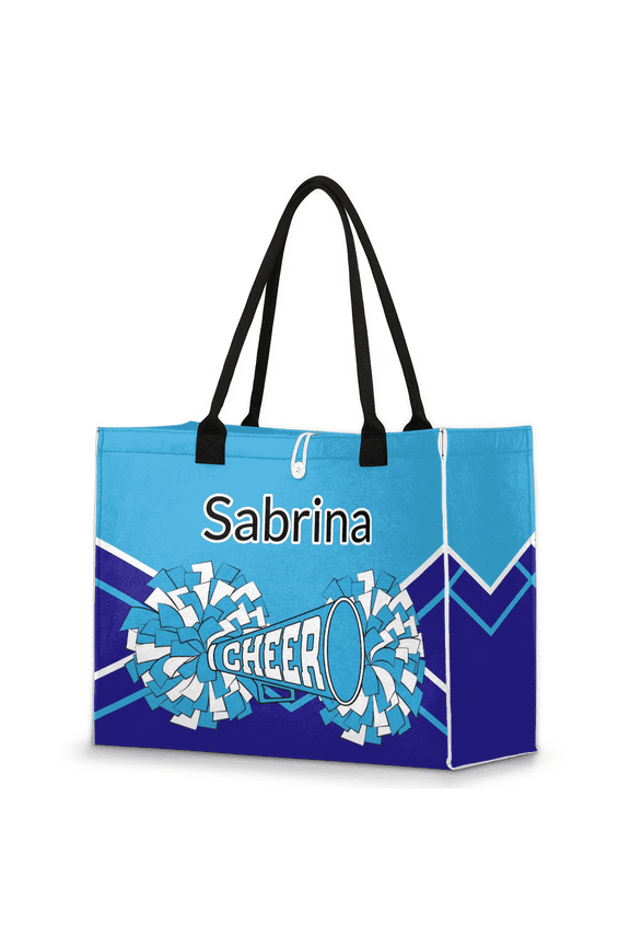 Custom Cheer Tote Bags Personalized Shopping Tote Bags with Name Cheer Gifts for Women Girls