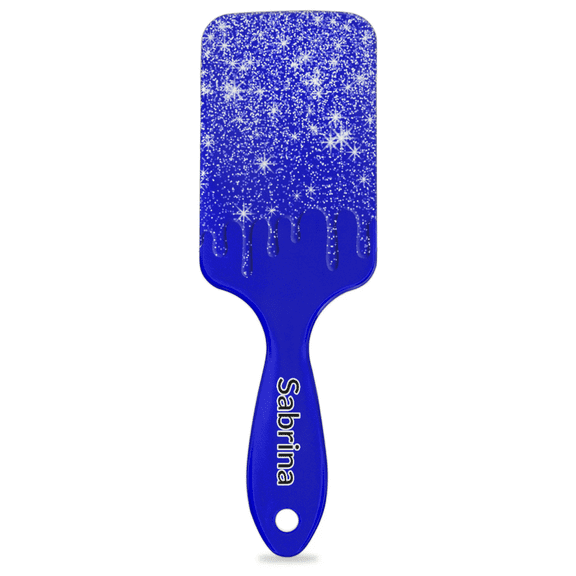 Qzjjjmy Custom Hair Combs with Name for Kids Girls Women Personalized Elegant Detangling Hair Brush Wet Dry Hair