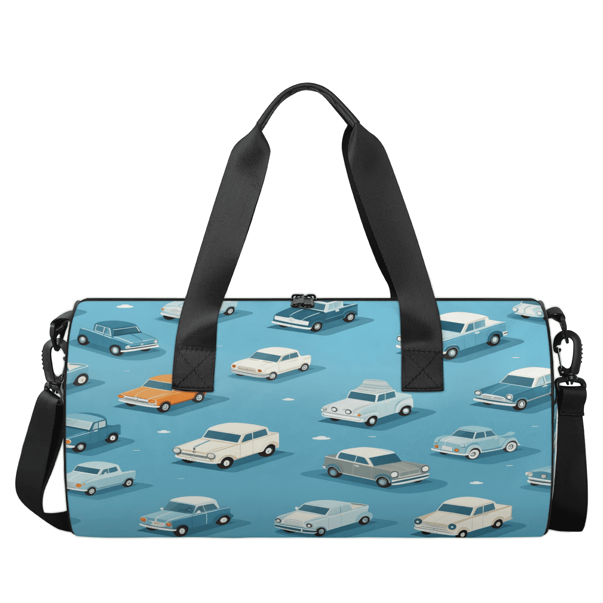 Qzjjjmy Foldable Sport Duffle Bag for Kids Teens Cartoon Sport Gym Bag Lightweight Boys Overnight Bag