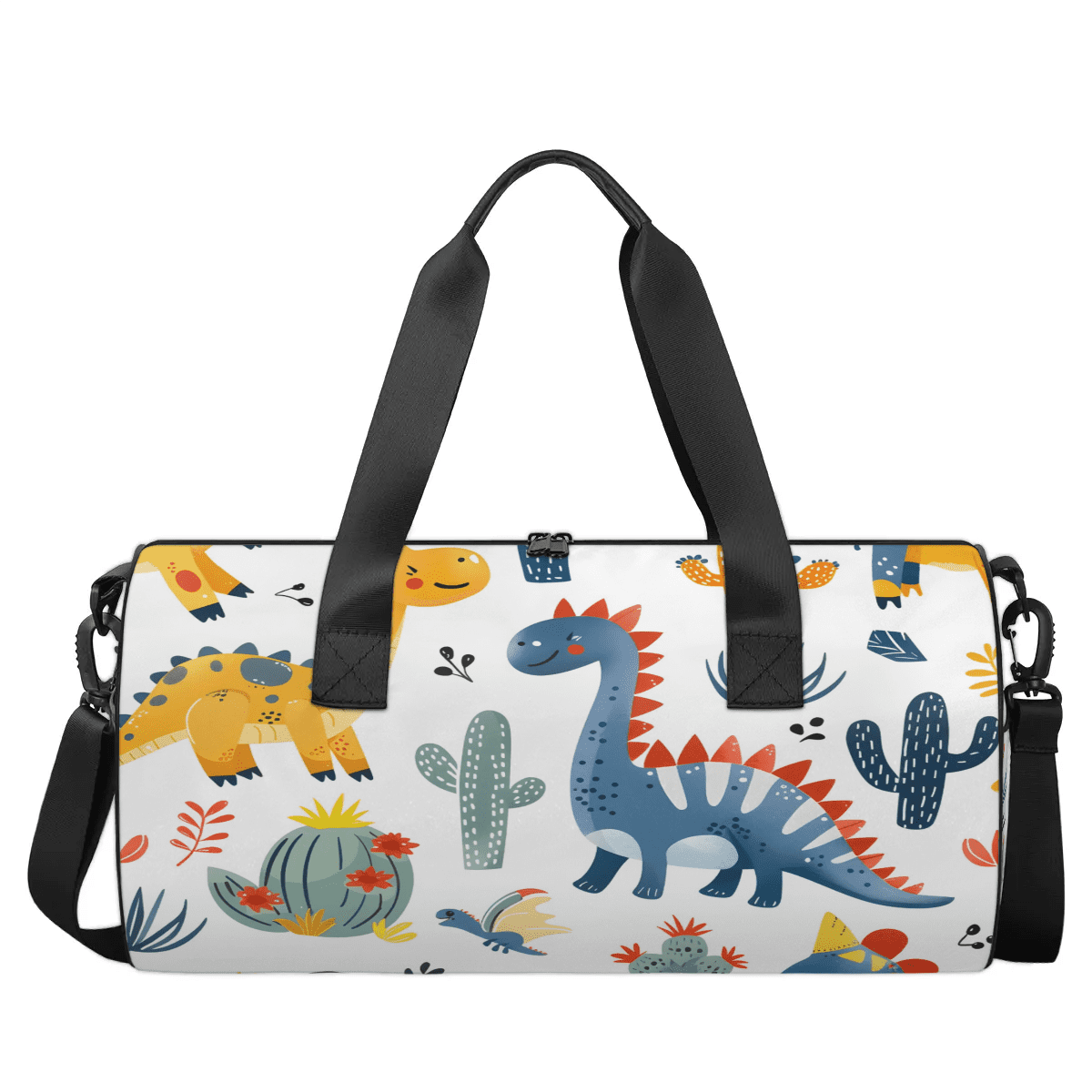 Qzjjjmy Foldable Sport Duffle Bag for Kids Teens Cartoon Sport Gym Bag Lightweight Boys Overnight Bag