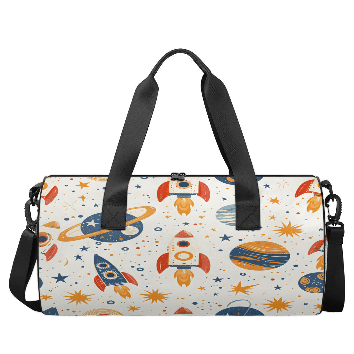 Qzjjjmy Foldable Sport Duffle Bag for Kids Teens Cartoon Sport Gym Bag Lightweight Boys Overnight Bag