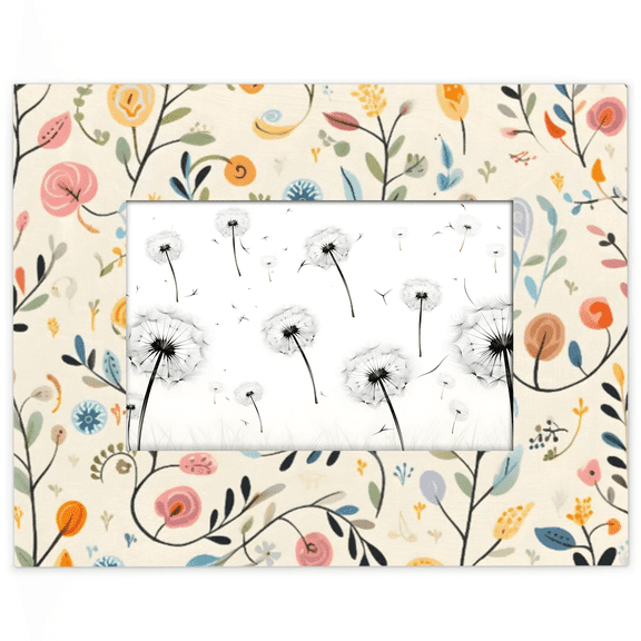 Qzjjjmy Picture Frames 5x7 Interior Decoration Rectangle Photo Frames for Wall Office Decor Interior Decoration Flower