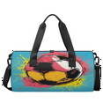 thumbnail image 1 of Qzjjjmy Soccer Bag for Boys Sport Duffel Bag Kids Men Girl Gym Bag Travel Duffle Bag, 1 of 7