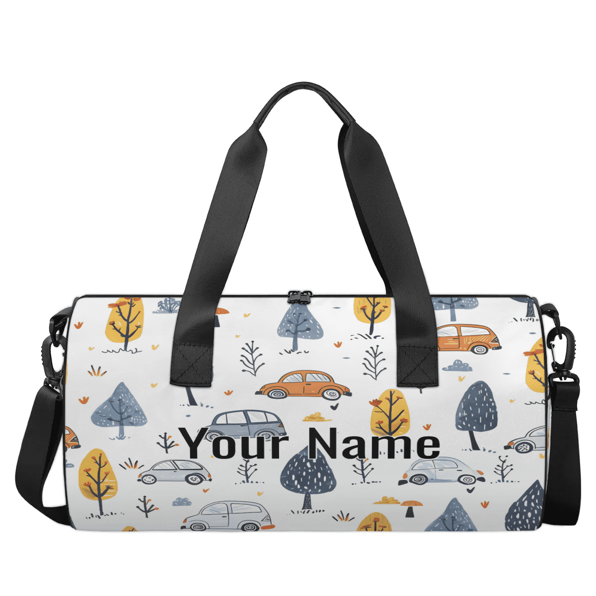 Qzjjjmy Sports Gym Bag for Kids FoldableCartoon Sport Duffel Bag Teen Boys Carry On Sports Travel Bag