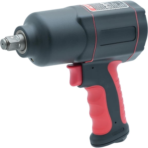 (R) 1/2" High Torque Air Impact Wrench with Up to Real 1180 Foot-Pounds Loosen Torque Output-BW-112BN