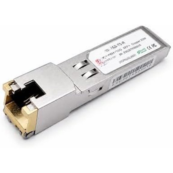 (R) - 10Gb SFP+ to RJ45 Copper Transceiver Module, 10Gbase-T 30m, Up to 30 Meters .6A Cat7 Cat8 Ethernet , Compatible with Cisco SFP-10G-TS and Open