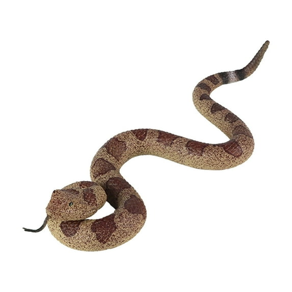 R-374 E Rattlesnake Replica For Outdoor Pest Control Realistic Tpr Snake Figure Drives Away Birds Effectively Performance Gear