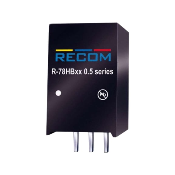 R-78HB5.0-0.5 Linear Regulator Replacement DC DC Converter 1 Output 5V 500mA 9V - 72V Input