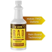 R.A.D. - Rabbit, Animal, Deer Repellent Concentrate, 32oz; All-Natural Money Saving; Makes Two Gallons. Keeps Critters Out of Gardens, Lawns and Flower Beds