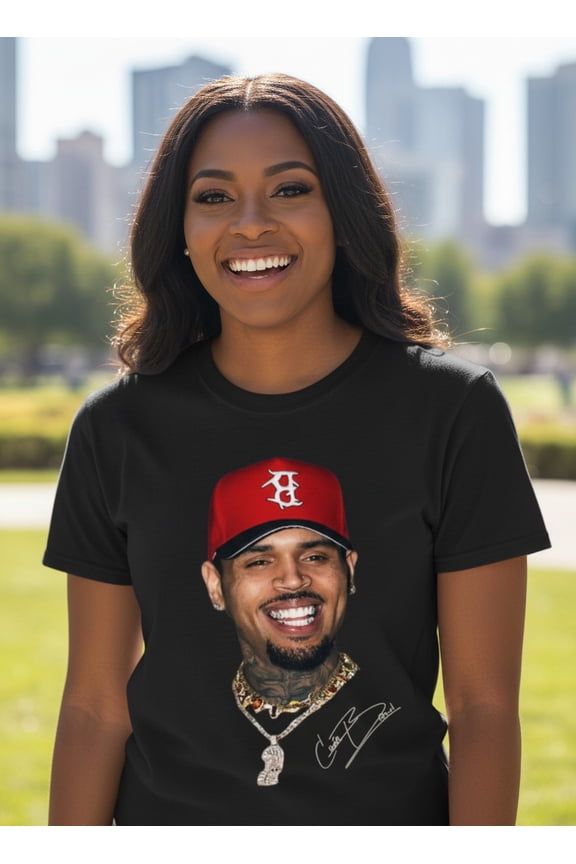 R&B Chris Brown Tour T-Shirt, Concert Merch Best Friend Matching BIG FACE