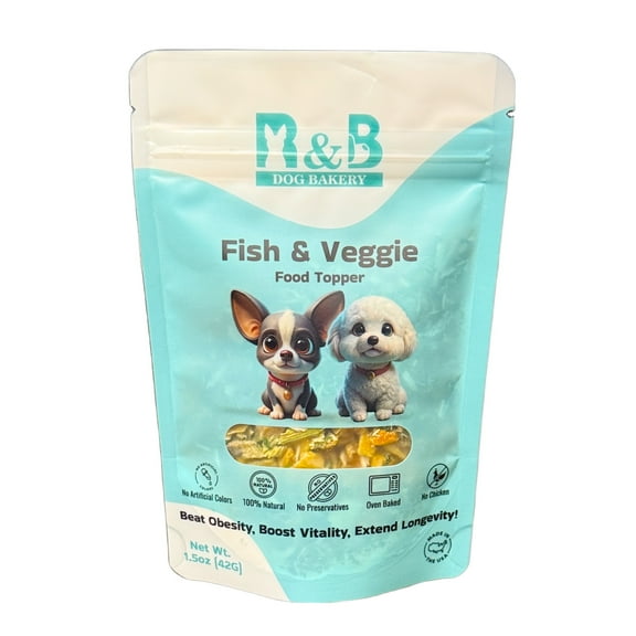R&B Dog Bakery Fish & Veggie Food Topper