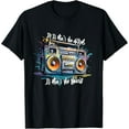 thumbnail image 1 of R&B Music | R&B Lover | Vinyl Oldschool Graffiti | 90s R&B T-Shirt, 1 of 3