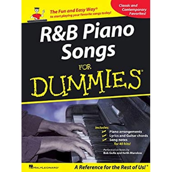 Pre-Owned R&B Piano Songs for Dummies : Performance Notes by Bob Gulla and Keith Munslow (Paperback) 9781458411532