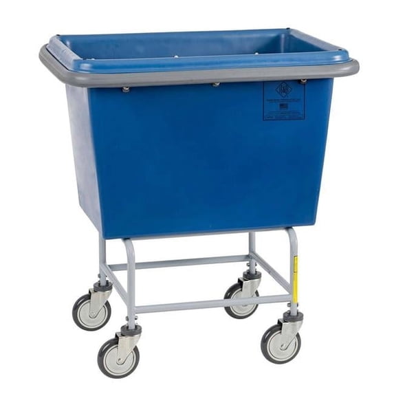 R&B Wire 468PT-PTB 8 Bushel Elevated Poly Truck with Bumper, Blue