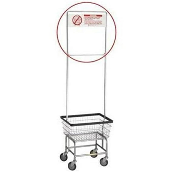 R & B Wire 908 One Piece Rack Extender with Sign for 58 Rack