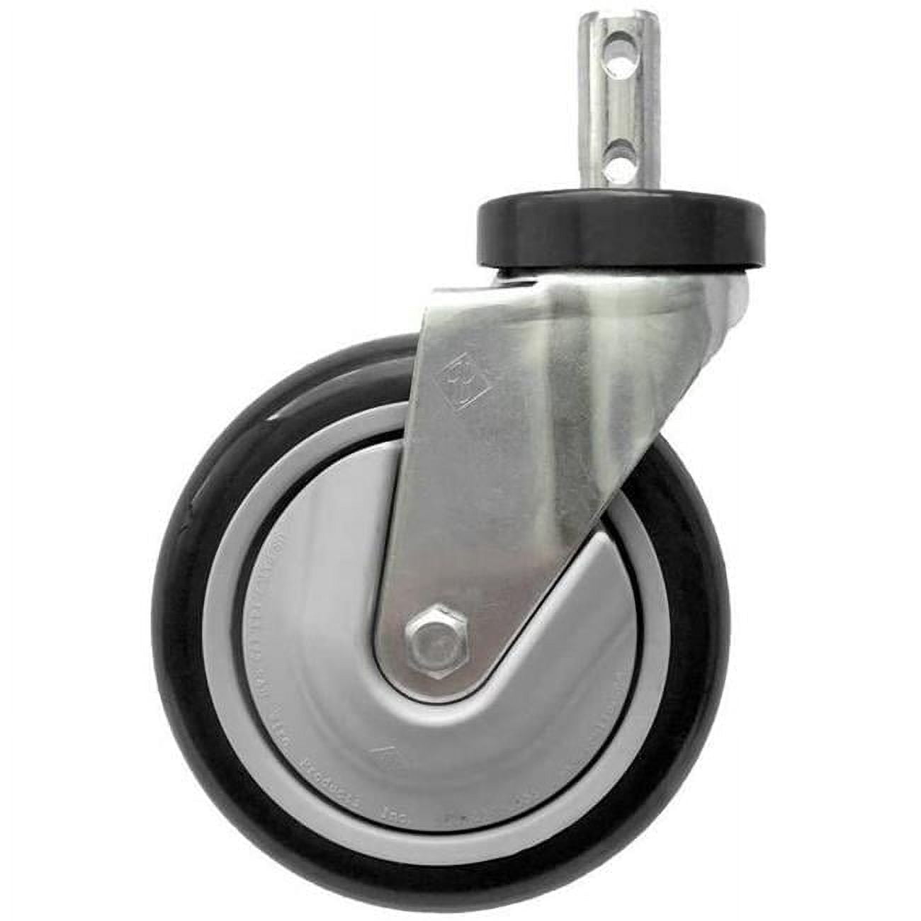R&B Wire CSTR88G-4PK 5 in. Clean Wheel System Mega-Caster, Gray - Pack of 4