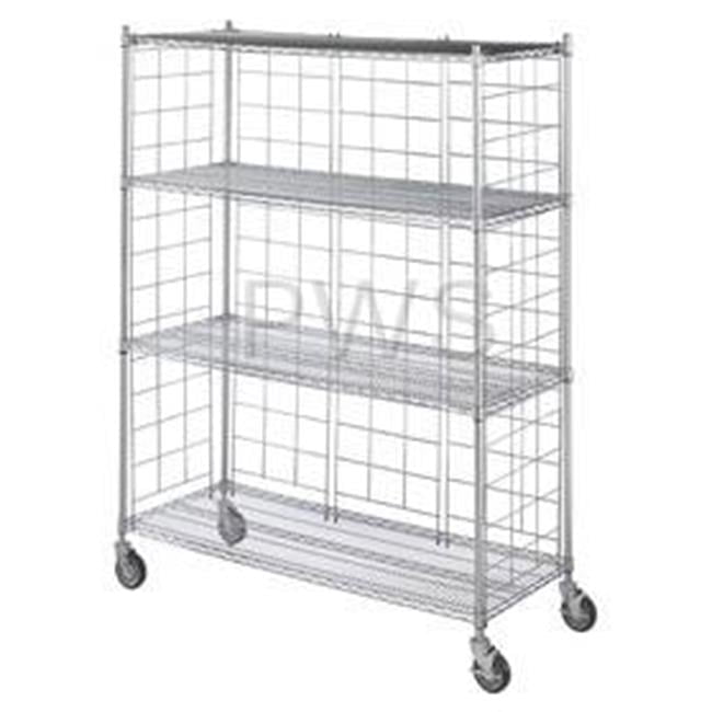 R&B Wire Products LC1836-KIT 18 in. Chrome Plated Side & Back Enclosure ...
