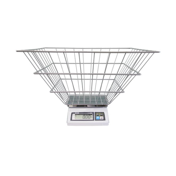 R&B Wire Products Digital Laundry 50 lb. Scale with Dual Display - Legal for Trade