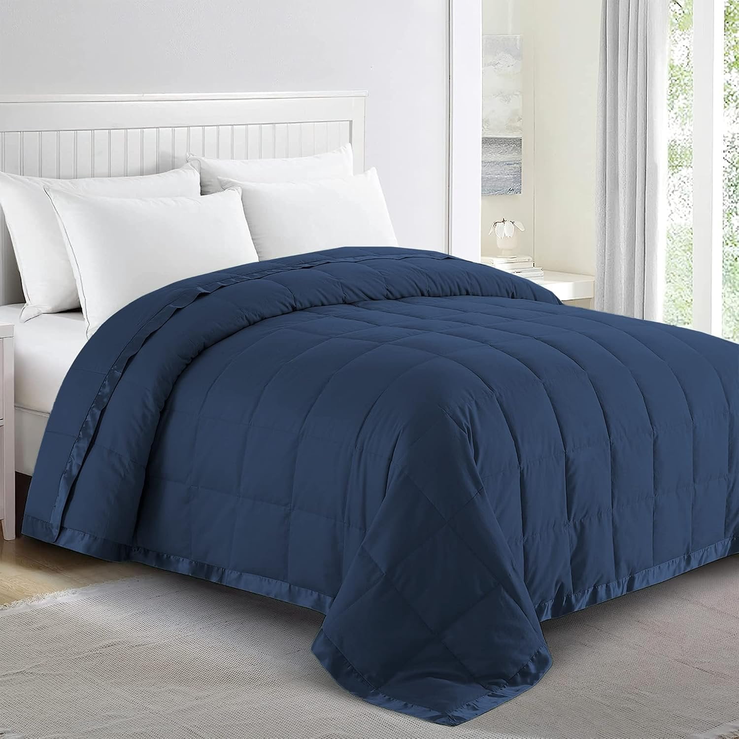 (R) Blankets Size - Soft Lightweight Down Blanket for Seasons, Cozy ...