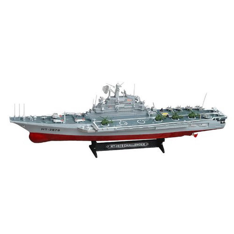 R/C 30 1:275 SCALE LARGE WARSHIP CHALLENGER BOAT w/ TWIN MOTORS by
