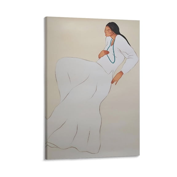 R.C. GORMAN Gala St II 2005 Poster Painting Poster Cool Artworks Painting Wall Art Canvas Prints Hanging Picture Home Decor Posters Gift 16x24inch(40x60cm)