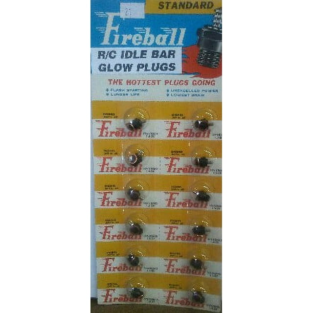 R/C Idle Bar Short Glow Plugs, Engines .049 thru .60 1.5 to 2.0 Volts