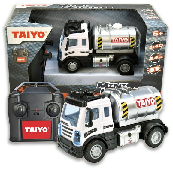 R/C Mini Petroleum Truck, 1:40 Scale, Silver, 2.4GHz Remote Control, Full Function