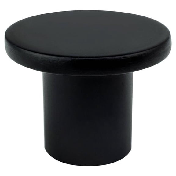 R. Christensen by Berenson 6081-1055-C Disc Knob, Large - Black