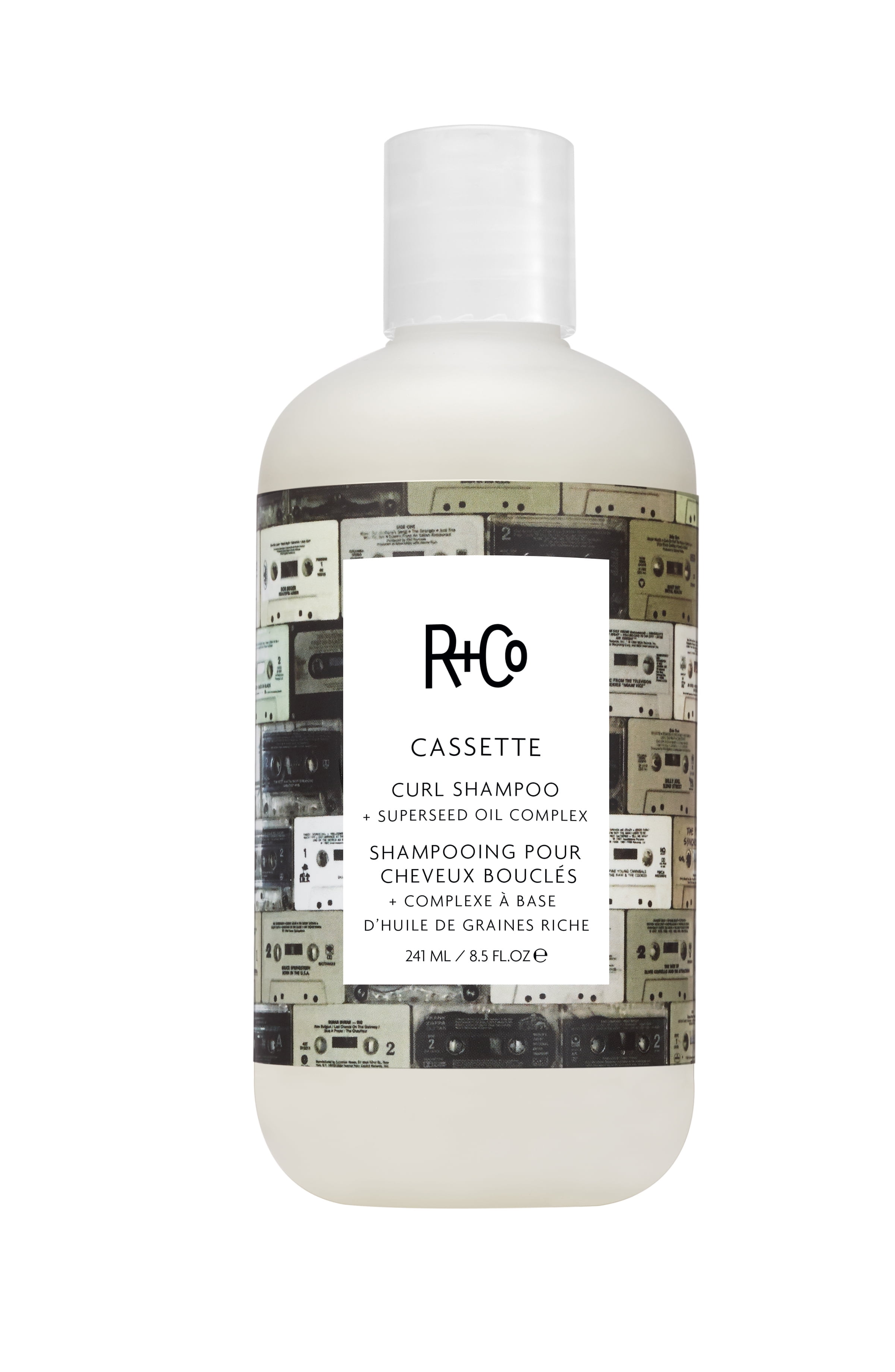 R+Co CASSETTE Curl Hair Shampoo + Superseed Oil Complex, 8.5 oz