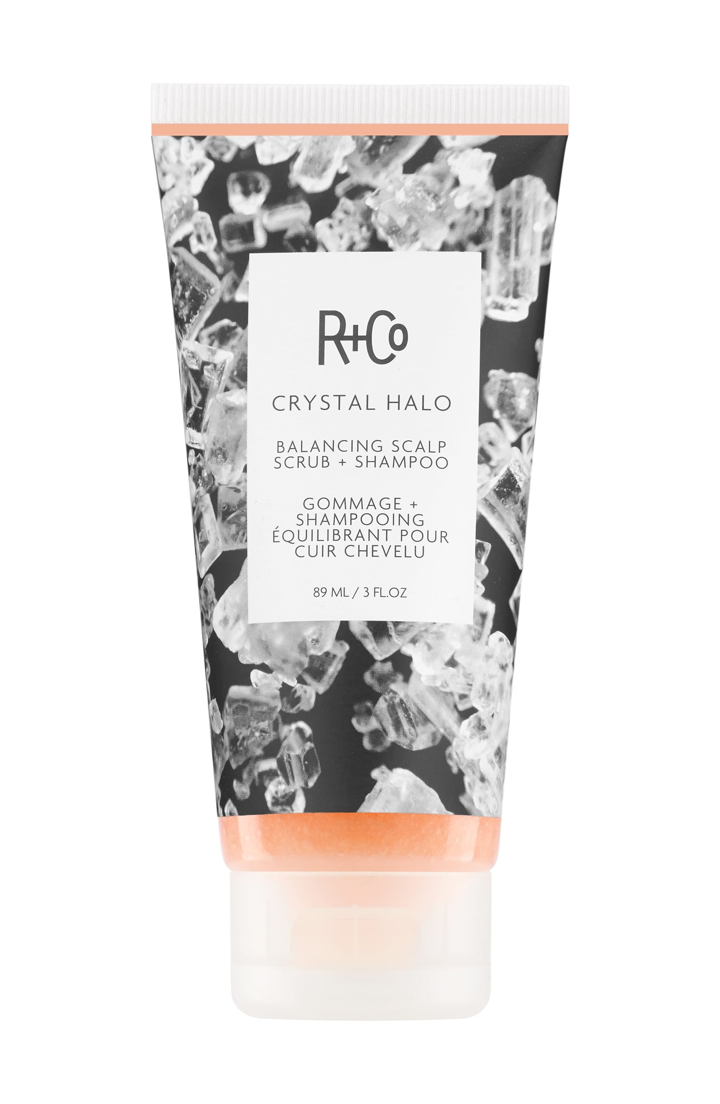 R+Co CRYSTAL HALO Balancing Scalp Scrub + Shampoo
