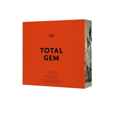 R+Co Total Gem Kit including GEMSTONE Pre-Shampoo Color Protect Masque, GEMSTONE Color Shampoo, GEMSTONE Color Conditioner, 3 piece ($107 Value)