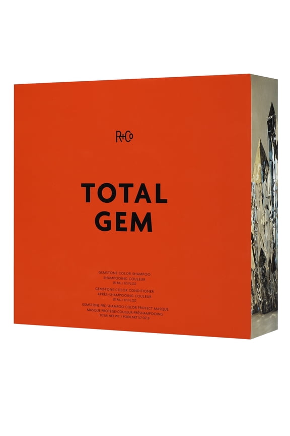 Total Gem Kit including GEMSTONE Pre-Shampoo Color Protect Masque, GEMSTONE Color Shampoo, GEMSTONE Color Conditioner, 3 piece ($107 Value)