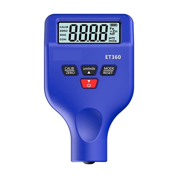 R&D ET360 Mini Micron Level Paint Thickness Meter High Precision Car Paint Coating Thickness Gauge Fe/NFe Fe+ Zn Russian Manual ,High Precision