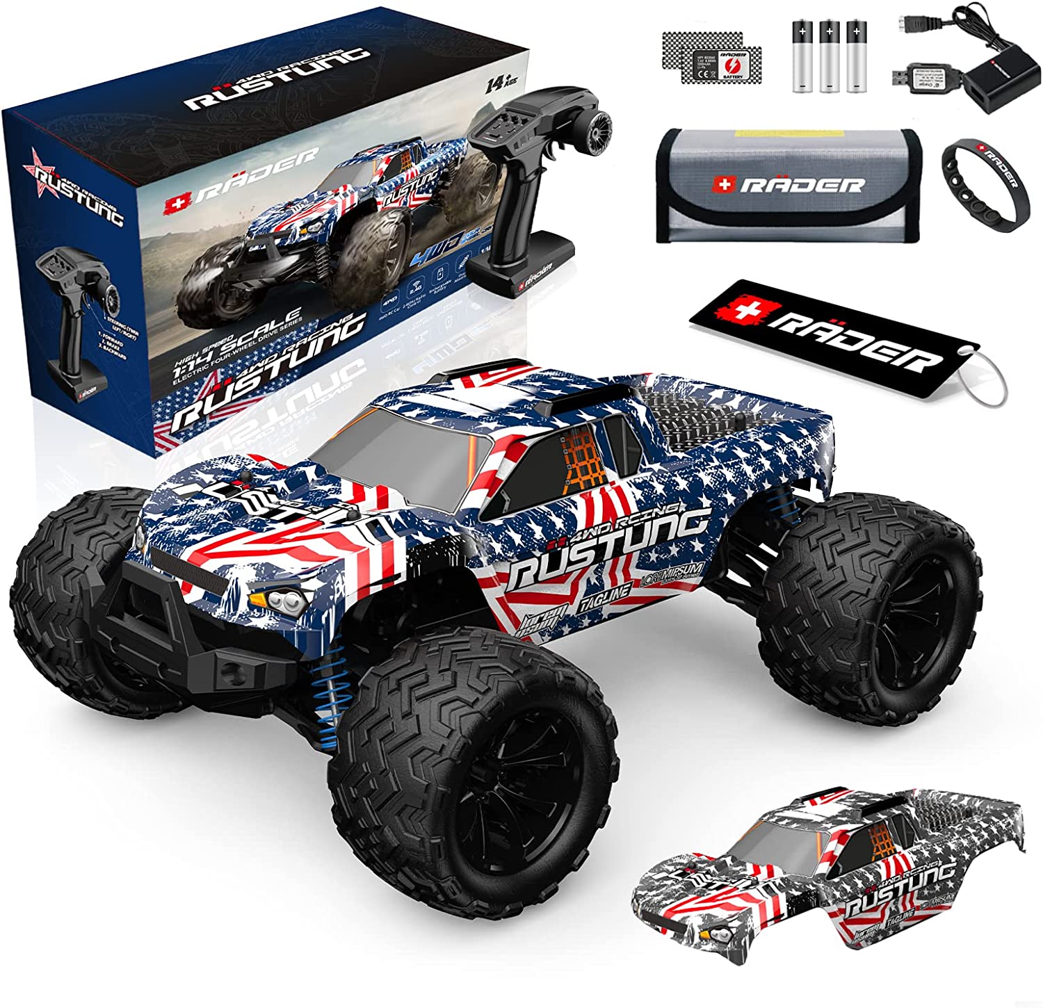 RÄDER RÜSTUNG RC Cars114 Scale 45+KM/H High Speed RC Car Hobby Grade