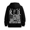 thumbnail image 1 of R.E.D. Honor Dad hoodies & sweatshirt Veteran mens sweatshirts black Hooded Design, Comfortable Pullover elegant fist for dad Unique Design Unisex Shirt Printed tshirts, 1 of 7
