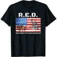 thumbnail image 1 of R.E.D. Remember Everyone Deployed RED Friday T-Shirt, 1 of 3