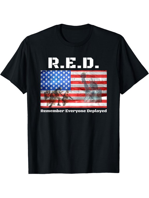 R.E.D. Remember Everyone Deployed RED Friday T-Shirt