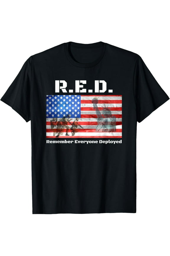 R.E.D. Remember Everyone Deployed RED Friday T-Shirt
