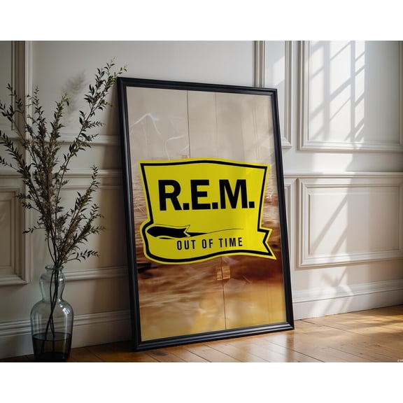 R.E.M. Out of Time Album Cover Prints Music Gifts Wall Decor, Unframed Poster