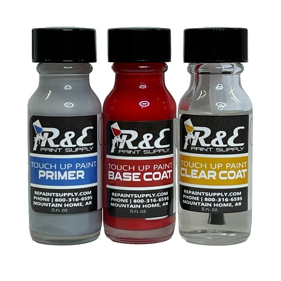 R&E Paint Supply Compatible with Chrysler PR3, ZR3, High Performance Red, Torred Automotive Paint