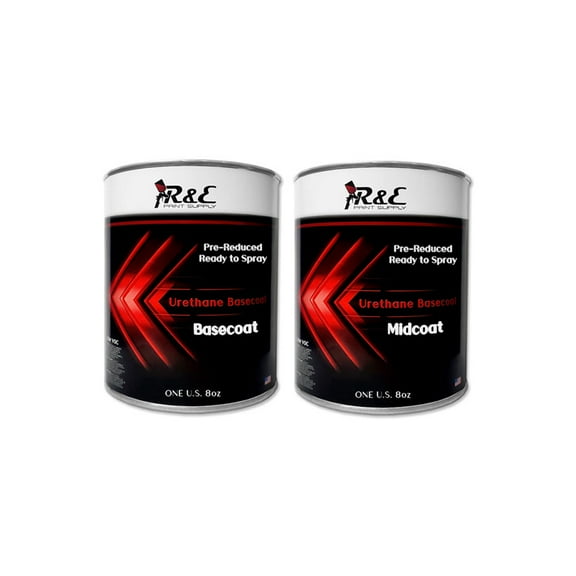 R&E Paint Supply Compatible with TESLA PPMR/PMMR, Muir Red Pearl Tri-Coat Automotive Paint