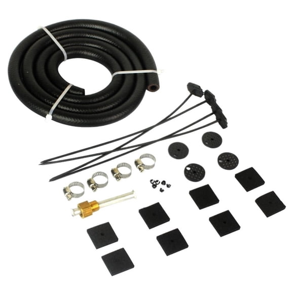 R-EP 6 Row Auto Aluminum Remote Transmission Oil Cooler Engine Radiator Universal for Most Cars Black