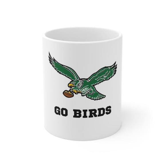 R Eagles Go Bi Mug - Philadelphia Spor Team Coffee Cup, Vintage Bird Lover Gift, oz Tea Mug, Fly Eagles Fly Kitchen Dr, Eagles.