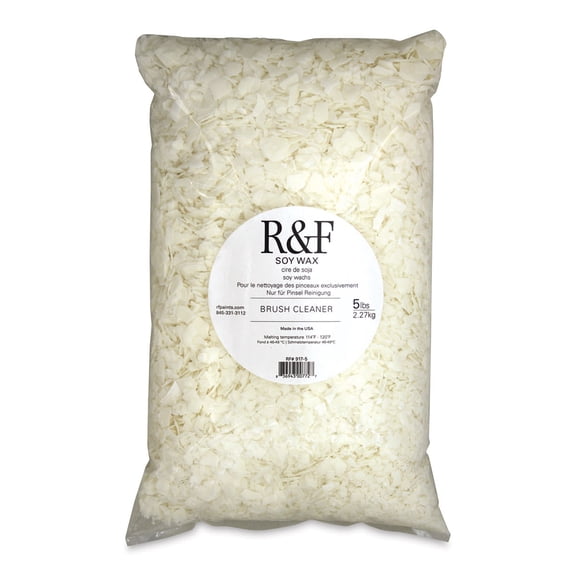 R&F Encaustic Medium - Soy Wax, 5 lb Bag