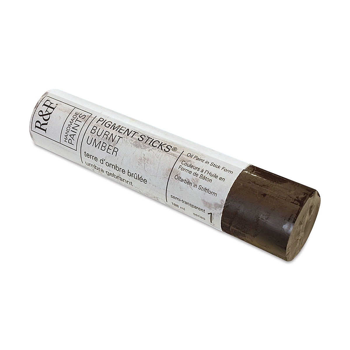 R&F Handmade Paints 2216 Oil Pigment Stick 188ml Burnt Umber