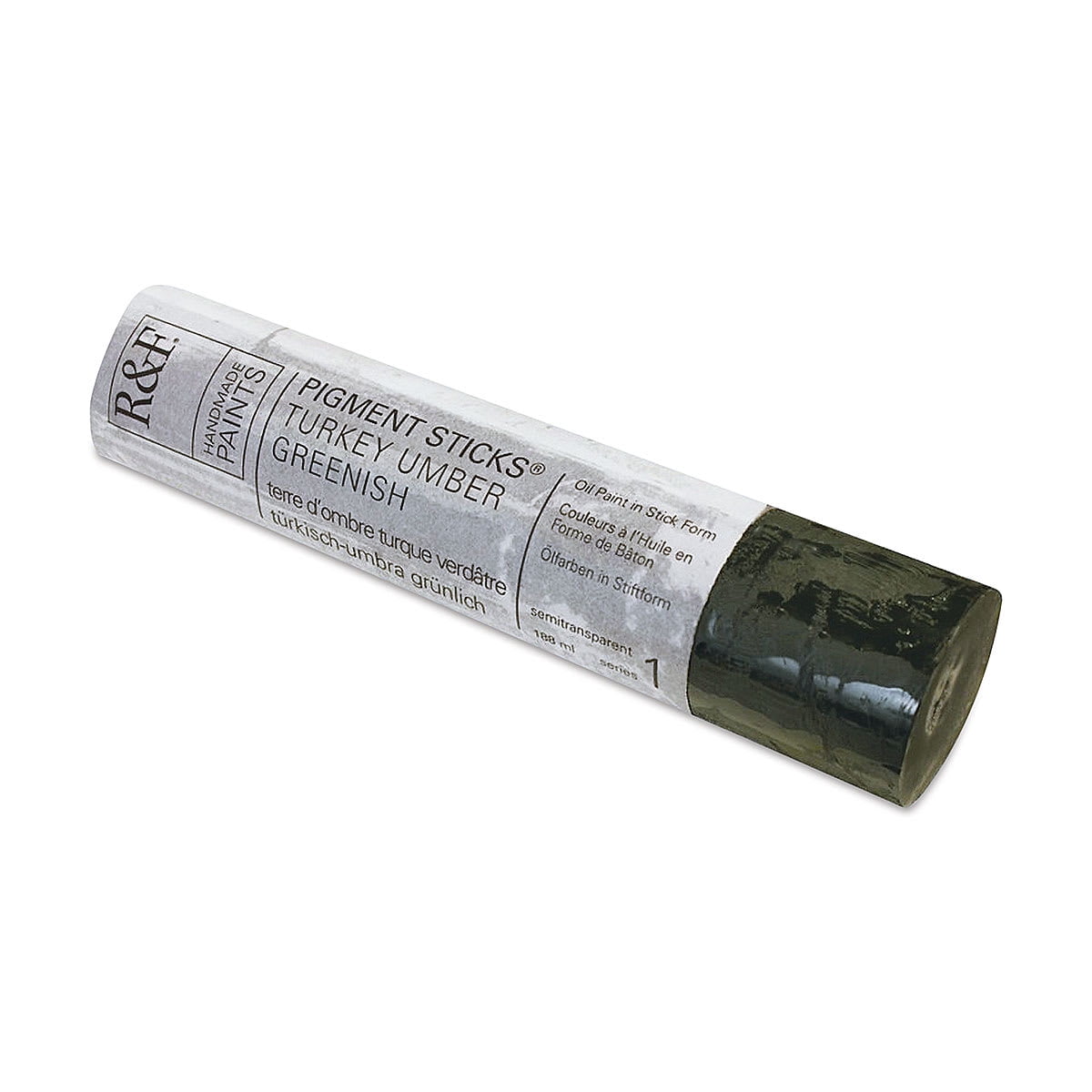 R&F Handmade Paints 2217 Oil Pigment Stick 188ml Turkey Umber Greenish