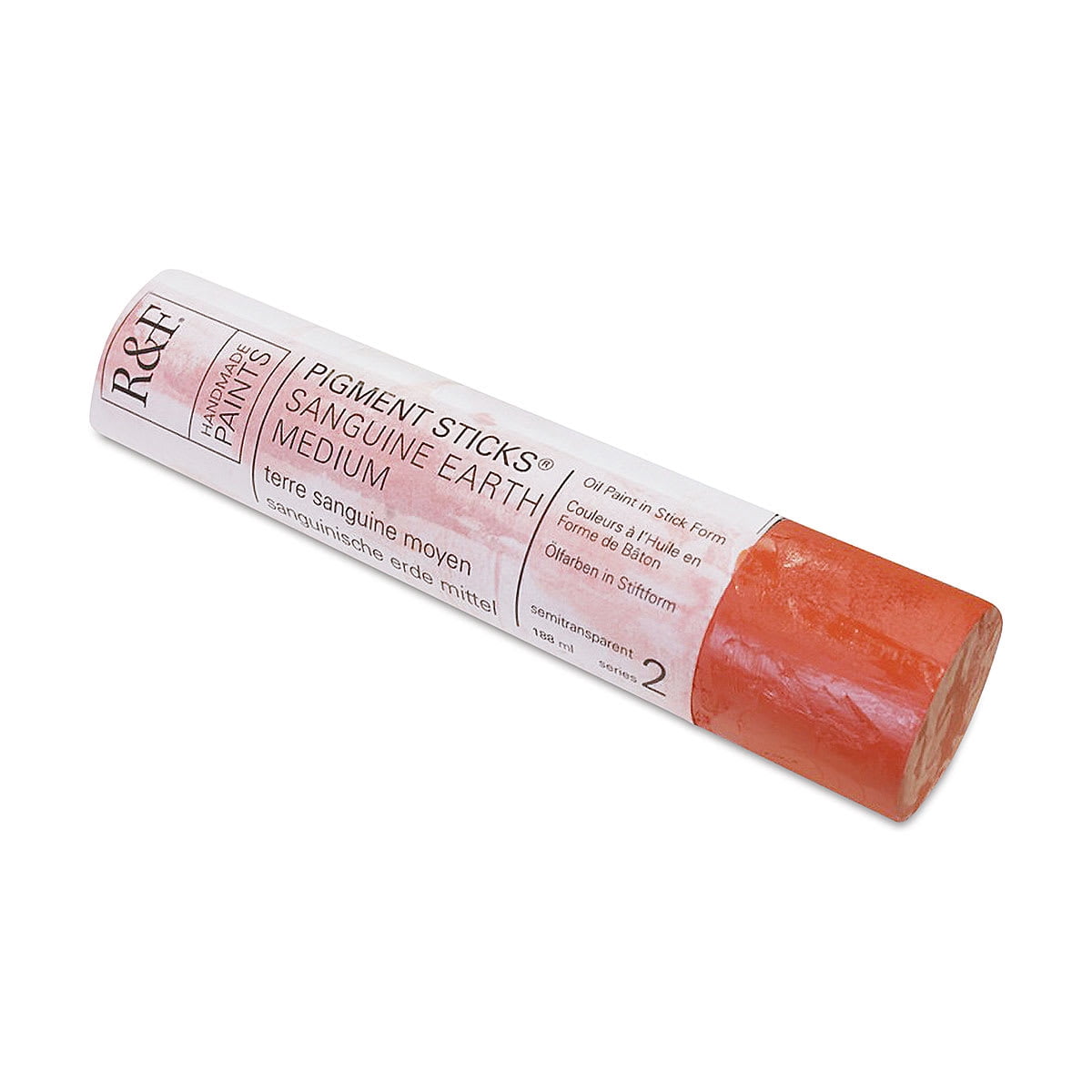 R&F Handmade Paints 222G Oil Pigment Stick 188ml Sanguine Earth Medium