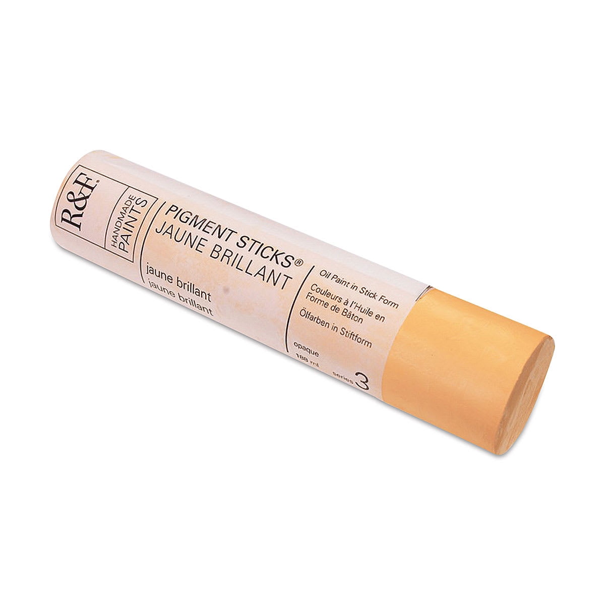 R&F Handmade Paints 223A Oil Pigment Stick 188ml Jaune Brilliant